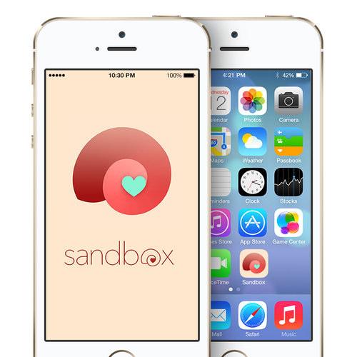 IOS 7 design with the title 'App Icon Contest: 'Sandbox' Icon!'