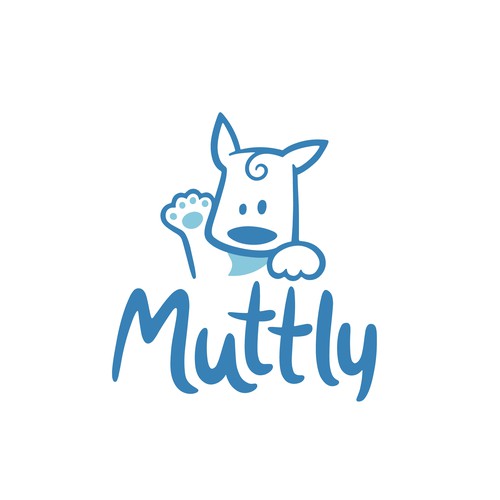 Cute design with the title 'Dog logo'