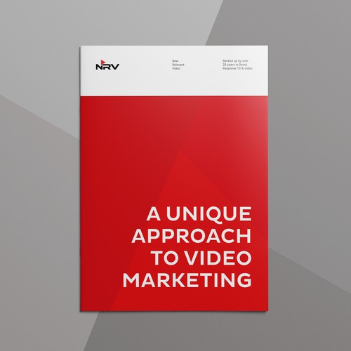 Typographic design with the title 'NRV Booklet'