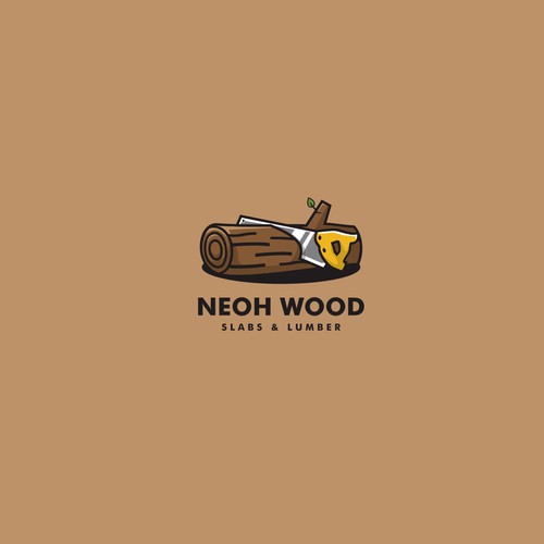 Saw design with the title 'Neoh Wood'