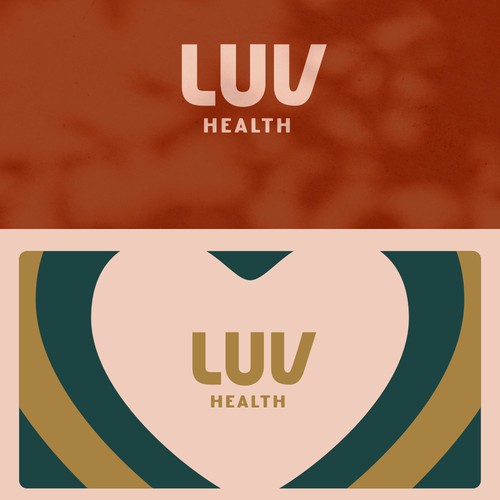 Love brand with the title 'Logo design for LUV health supplements'