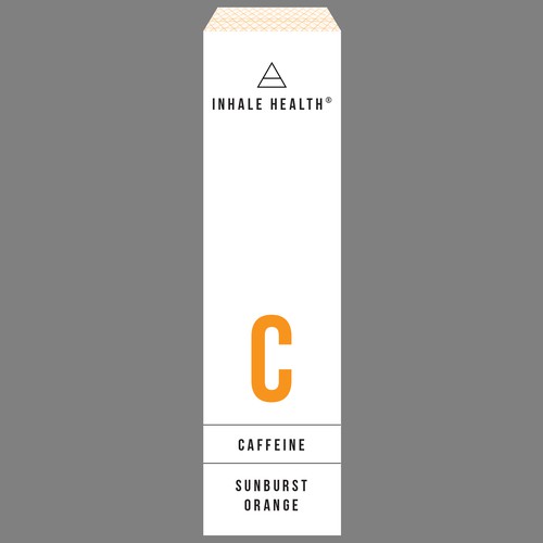 Air design with the title 'packaging for Inhale Health'