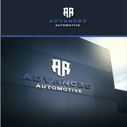 Mechanical logo with the title 'Automotive logo'