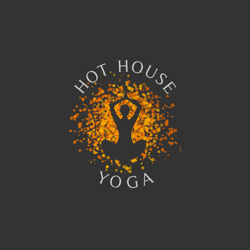Hot design with the title 'Logo for a modern, hot yoga studio'