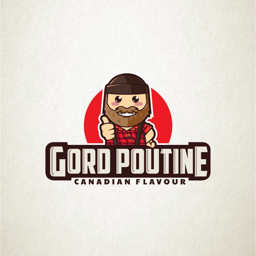 Japanese logo with the title 'Gord Poutine '