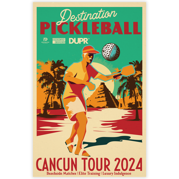 Vintage artwork with the title 'Poster design'