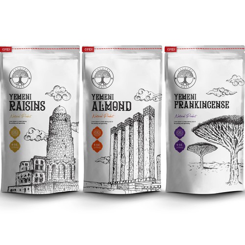 Illustration packaging with the title 'Socotra gate'