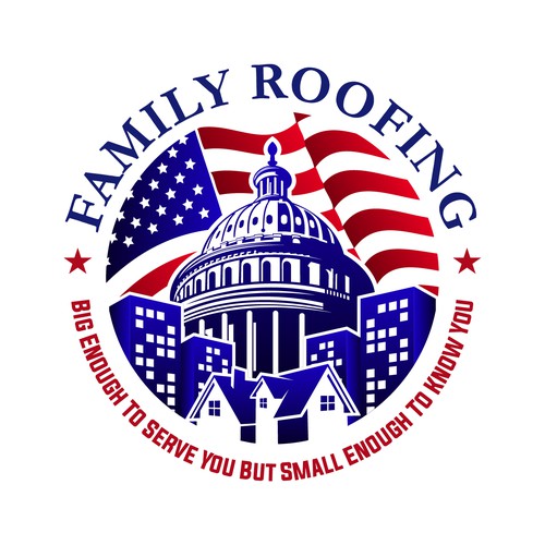 Roof design with the title 'Winner of Family Roofing Contest'