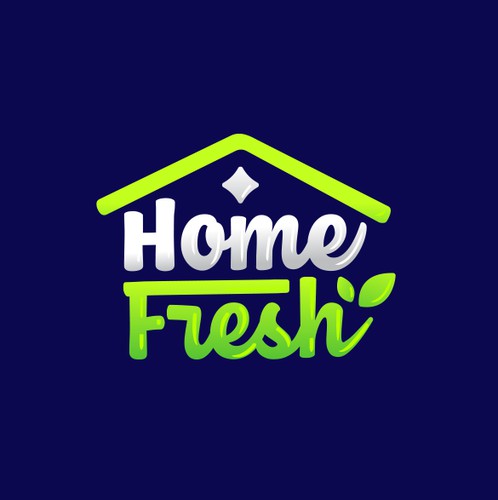 Roofing logo with the title 'Logo for house keeping service'