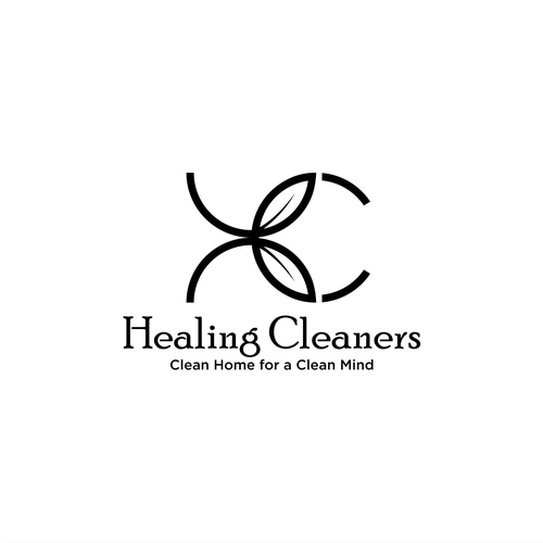 Aromatherapy logo with the title 'Healing Cleaners'