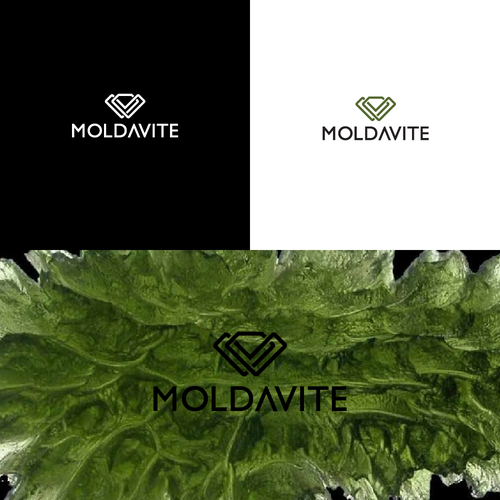 Adobe icon logo with the title 'Moldavite logo'