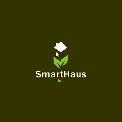 Leaf logo with the title 'Smart House'