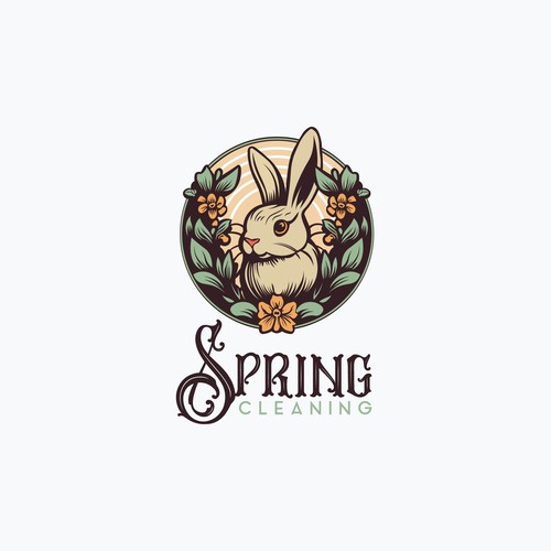 Easter design with the title 'Logo design entry for "SpringCleaning"'