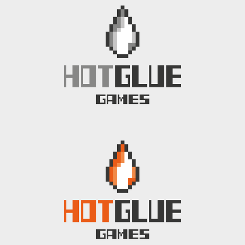 Video game logo with the title 'Proposed logo for a new video game independent study.'