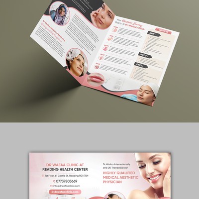FLYER FOR A LEADING MEDICAL AESTHETIC CLINIC IN READIN