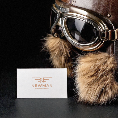 N logo with the title 'Newman Aviation Services Logo'