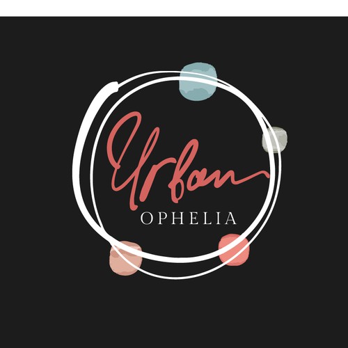 Ink logo with the title 'Handmade Jewelry "Urban Ophelia"'