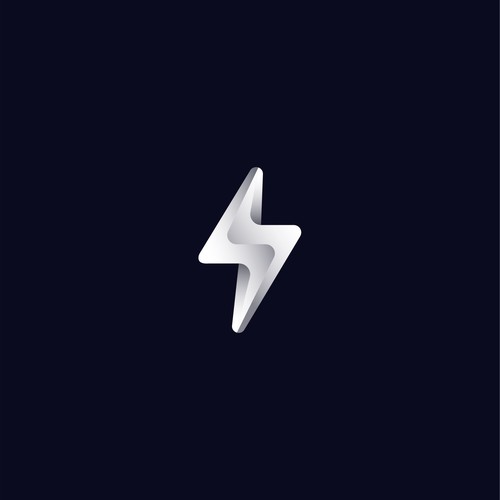Thunder logo with the title 'Simple Modern Logo Thunder'