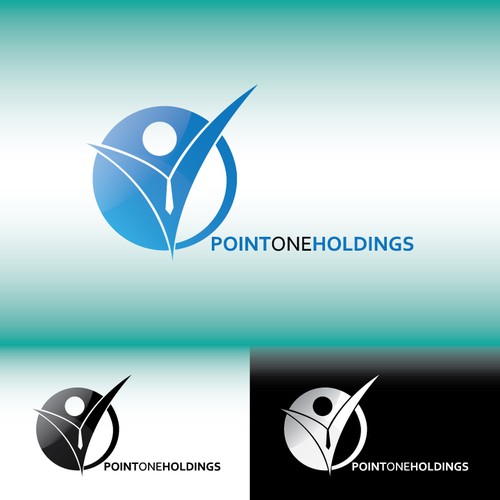 Financial holding logo with the title 'Logo for point one holding'