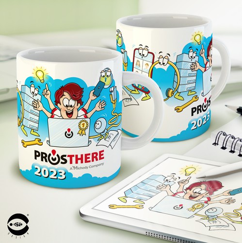Funny design with the title 'Illustration for Pros There 2023 Coffee Mug'