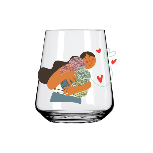 Love illustration with the title 'Illustration for glasses'