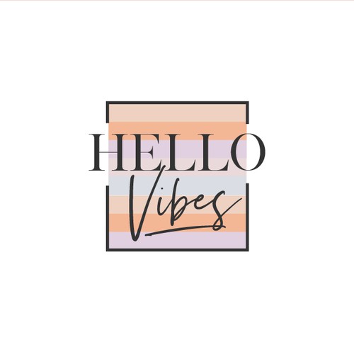 Stripes logo with the title 'Hello Vibes - GenZ Girls Clothing Brand'
