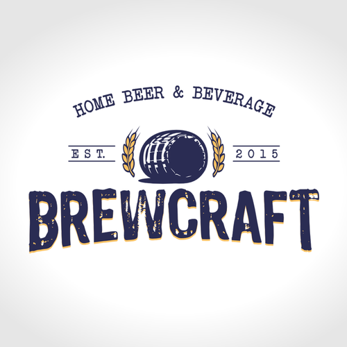 Beverage logo with the title 'beer industry'