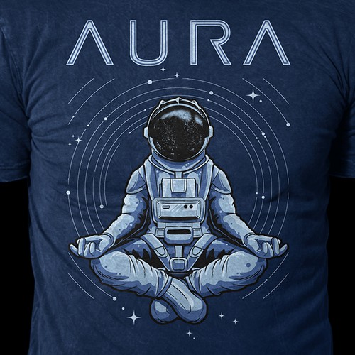 Space t-shirt with the title 'astronaut -the design is available for sale-'