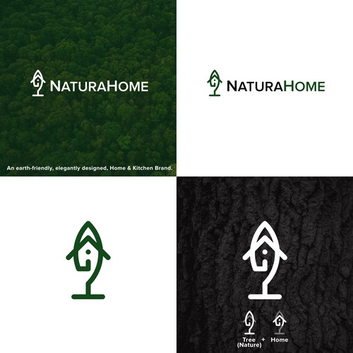 Tree house design with the title 'Tree House Logo'