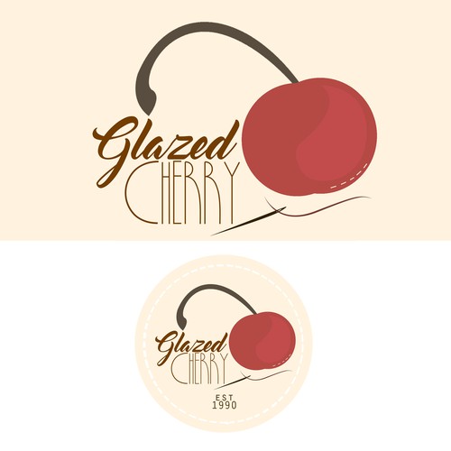 Sewing machine logo with the title 'Logo for sewing company'