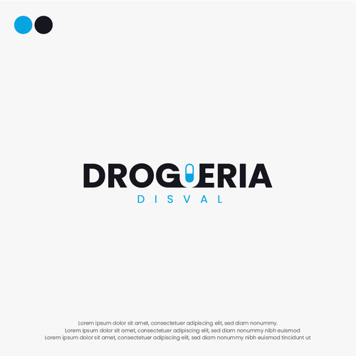 Pharmacy brand with the title 'logo for DISTRIBUTION OF PHARMACEUTICAL PRODUCTS AND PERFUMERY company'