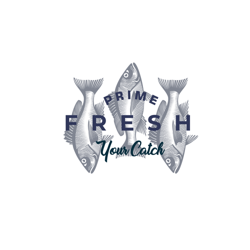Seafood logo with the title 'Logo Design Contest Entry'