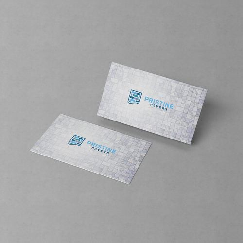 Tile design with the title 'Pristine Pavers'