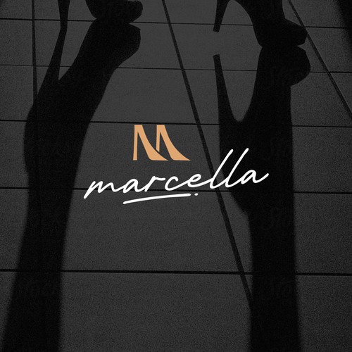 Shoe logo with the title 'Elegant logo for shoe brand'