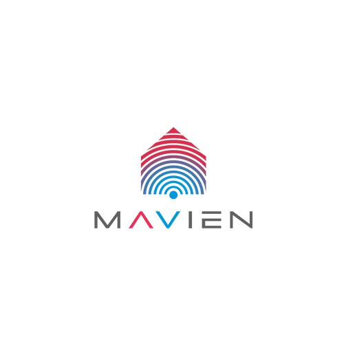 Smart home logo with the title 'Logo for Mavien'