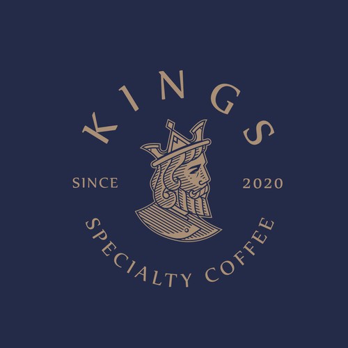 King brand with the title 'KINGS SPECIALTY COFFEE'