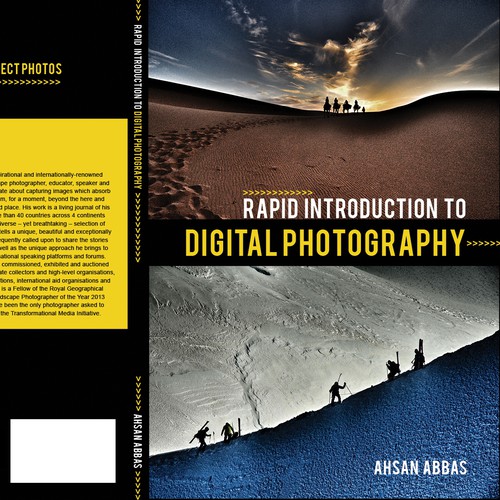 Photography book cover with the title 'Digital photography book'