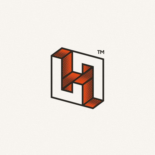 Halftone logo with the title 'THE LOOPHOOK'