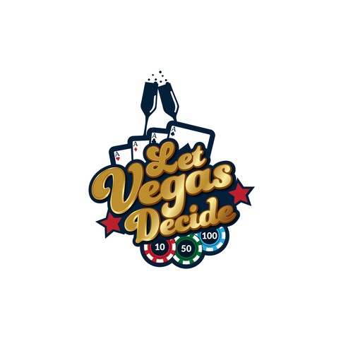 Card logo with the title 'Vegas logo'