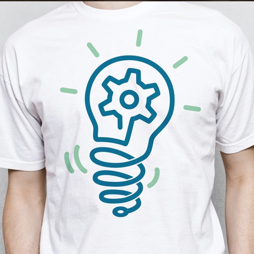 Spring design with the title 'Create logo for TechSpring; a non-profit technology community fixing healthcare'