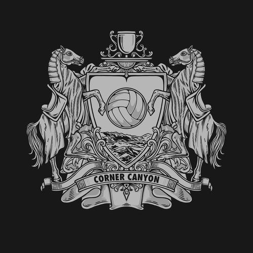 Horse t-shirt with the title 'Corner Canyon'