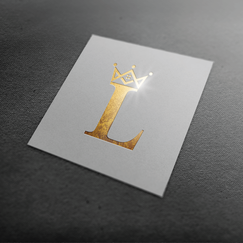 Crown design with the title 'Logo for Real Estate Company'