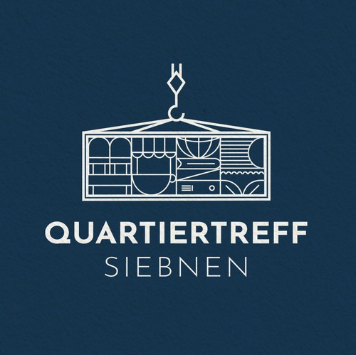 Container logo with the title 'Logo for Quartiertreff Siebnen'