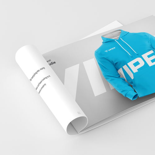 Sports design with the title 'Viper Brand Guidelines Document'