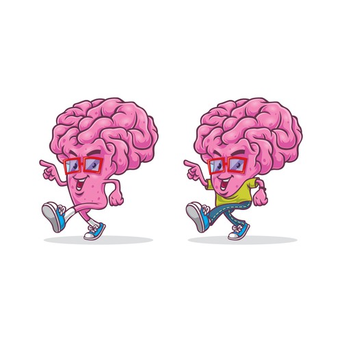 Genius design with the title 'Brain Genius'