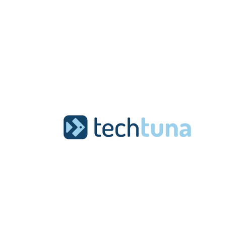 Tail design with the title 'Tech tuna logo'