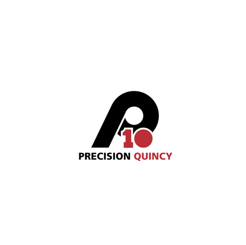 Design with the title 'Precision Quincy'