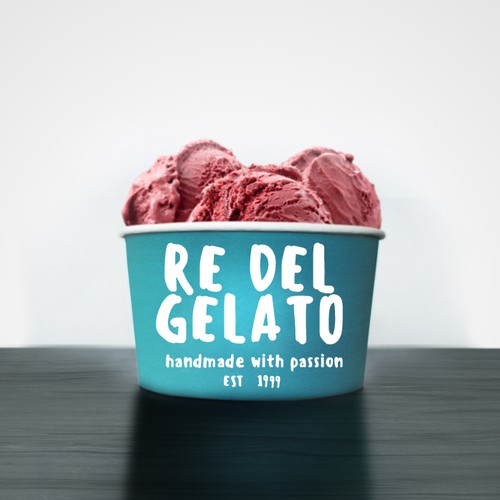 Sensei logo with the title 'Bold logo concept for Ice cream'