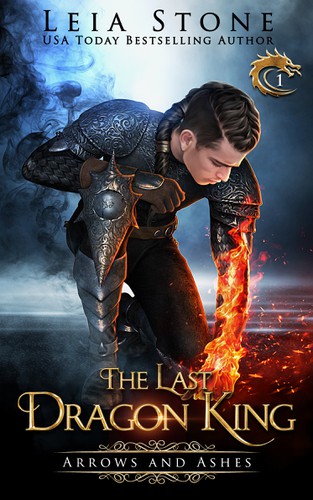 Magic design with the title 'The Last Dragon King'