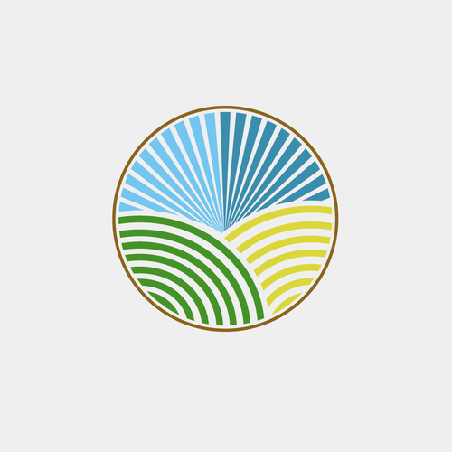 Corn logo with the title 'A simple farm. '